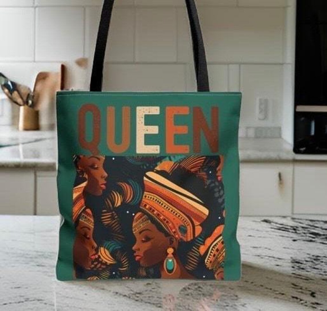 African print tote bag gift for her ethnic shoulder bag - Image 3