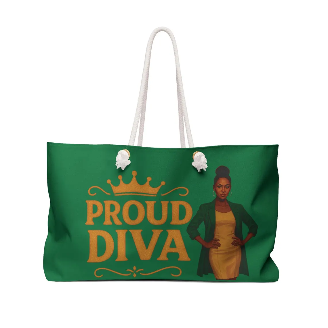 Proud Diva Trendy Tote Weekender Bag