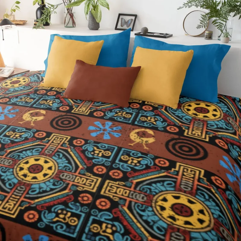 African Bedding Comforter Set: Ethnic Home Decor