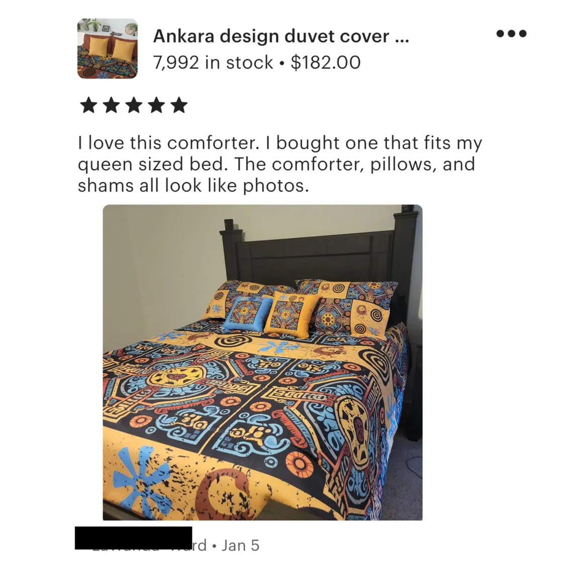 African Bedding Comforter Set: Ethnic Home Decor - Image 5