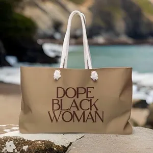 Melanin Afrocentric weekender fashion tote bag