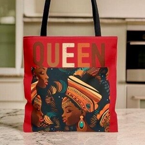 African print tote bag gift for her ethnic shoulder bag - Image 4